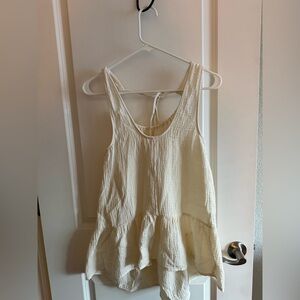 Cream Target bathing suit cover up